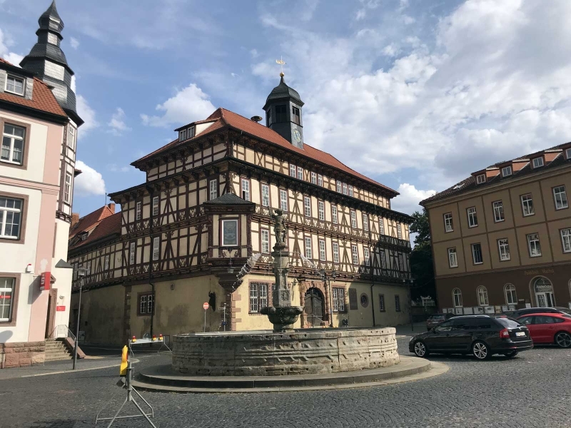 Das Rathaus von Vacha (Thüringen)