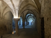 Mönchsgang in der Abtei Mont St. Michel