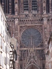Eingangsportal der Kathedrale von Strasbourg